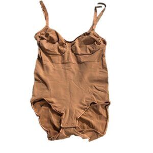 Skims 4XL/5XL sculpting brief bodysuit Sienna Brown Shapewear NWOT MSRP $72